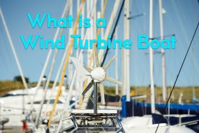 what is a wind turbine boat